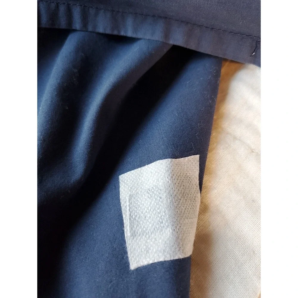 Pottery Barn Teens Quilted Madras Patchwork 2‎ Shams Blue Red Green *flaw*